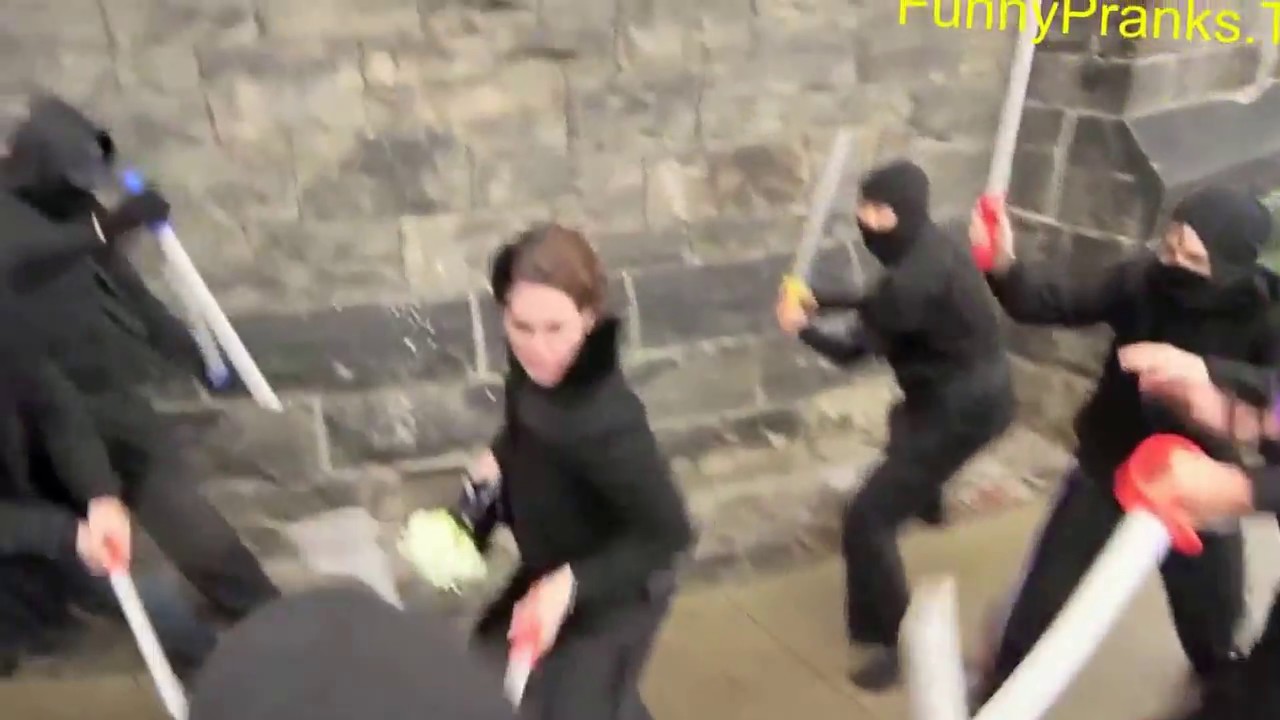 Epic &lsquo;Dare To Fight!?&rsquo; Ninja Prank