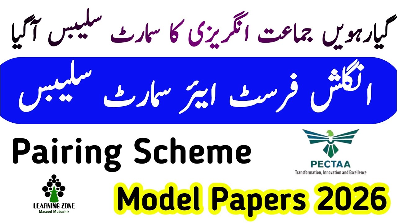 11th Class Smart Syllabus English Exams 2026 | Class 11 Short Smart Syllabus English | Learning Zone