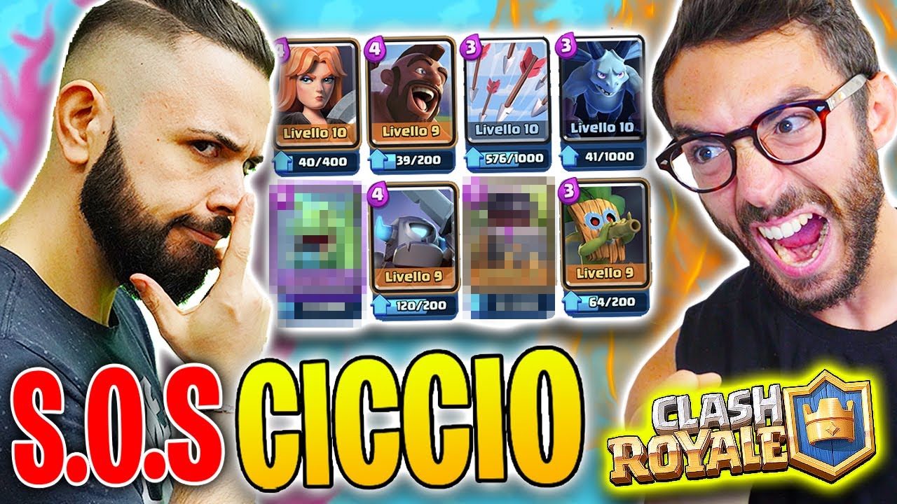 CICCIO MI INSEGNA A SCALARE! (NUOVO DECK) Clash Royale w/Cicciogamer89