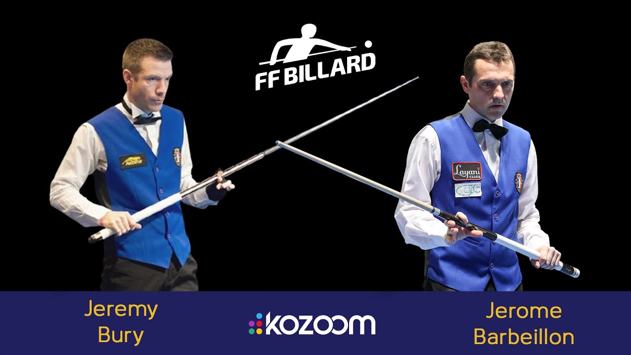 2024 3-CUSHION France Championship - Semi Final - Jérémy BURY vs Jérôme BARBEILLON