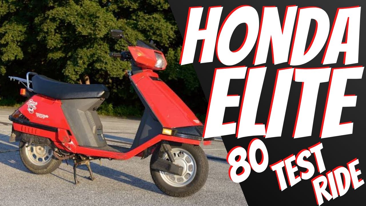 Хотите прокатиться на самом печально известном скутере Honda? Тест-драйв Honda Elite 80