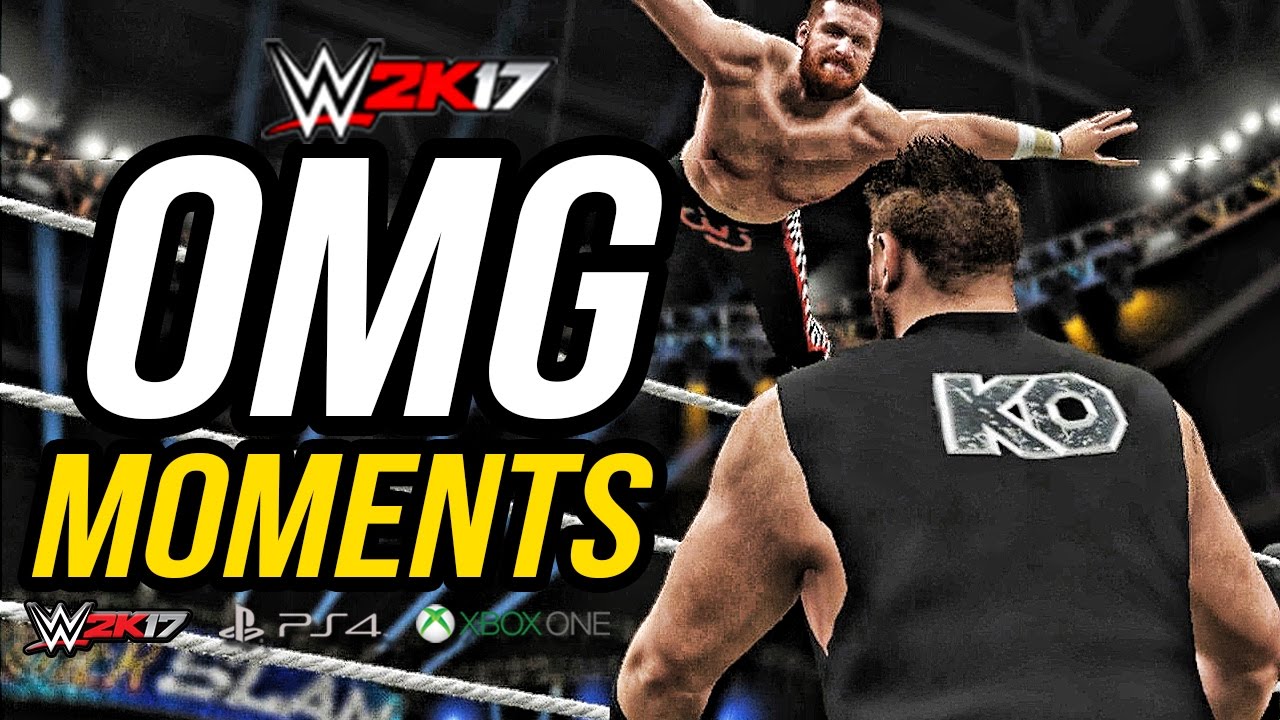 WWE 2K17 - ALL OMG MOMENTS { PS4 & XB1 }