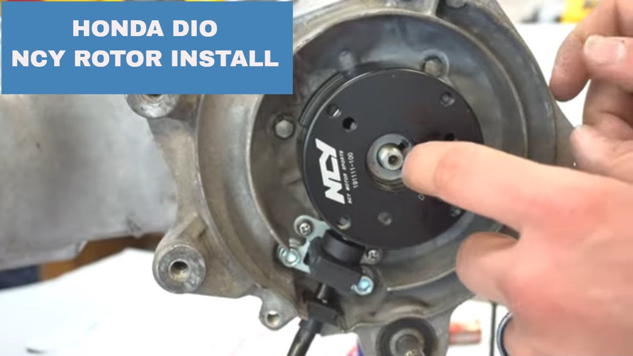 Установка ротора Honda Elite NCY