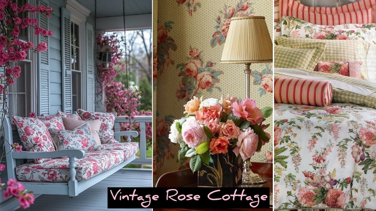 🌹 HOMETOUR 🌹 Shabby Chic Vintage Rose Cottage Shabby Chic Decor ideas | Touch of soft pink palette