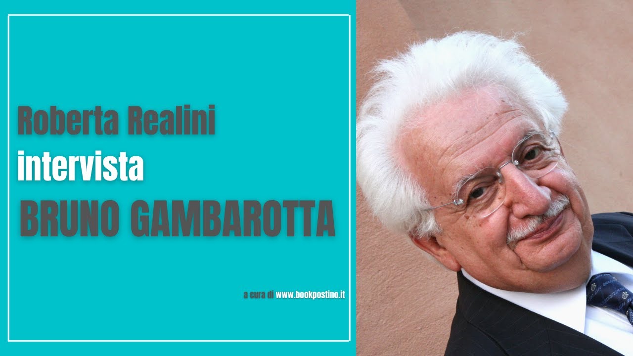 Bruno Gambarotta intervistato da Roberta Realini, presenta il suo ultimo romanzo