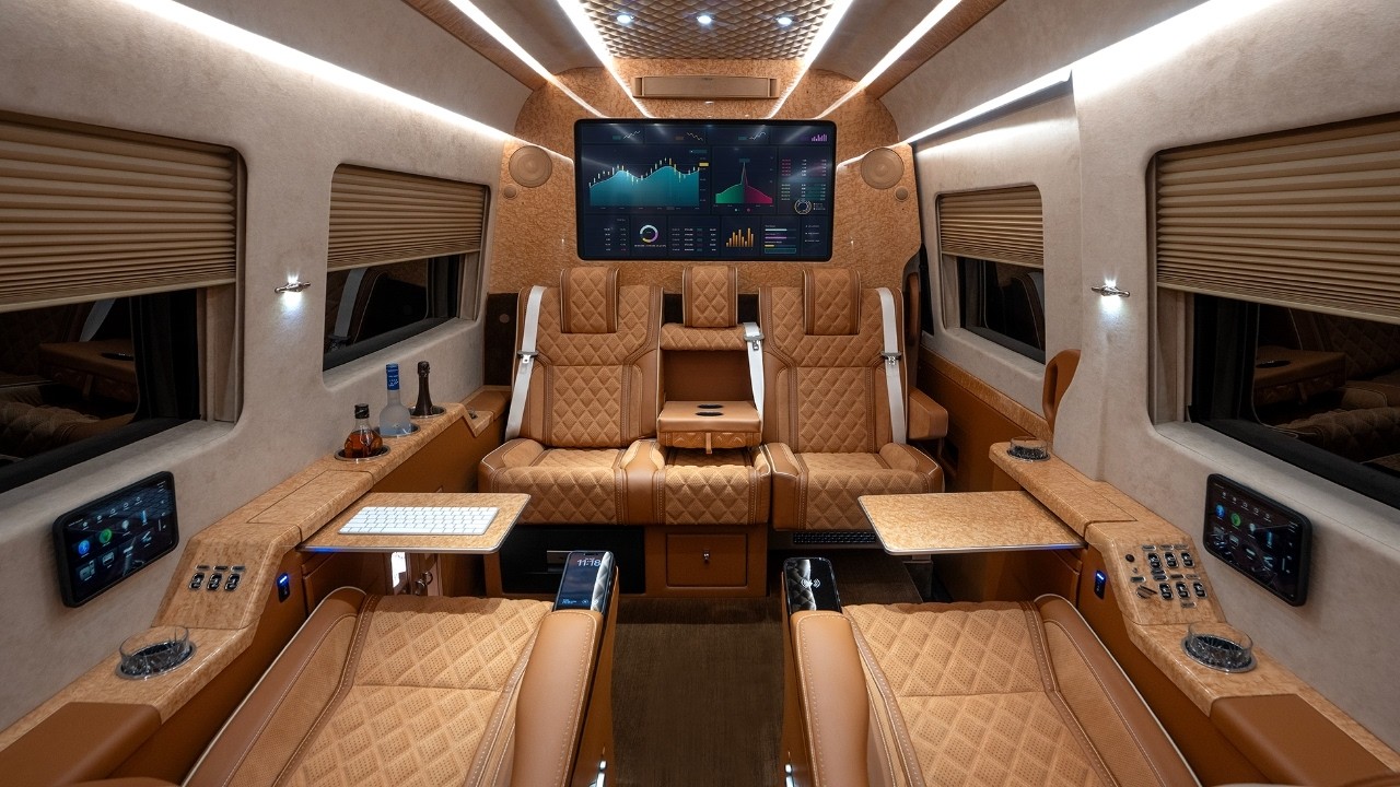 BECKER MERCEDES-BENZ SPRINTER VAN, EXECUTIVE MOBILE OFFICE