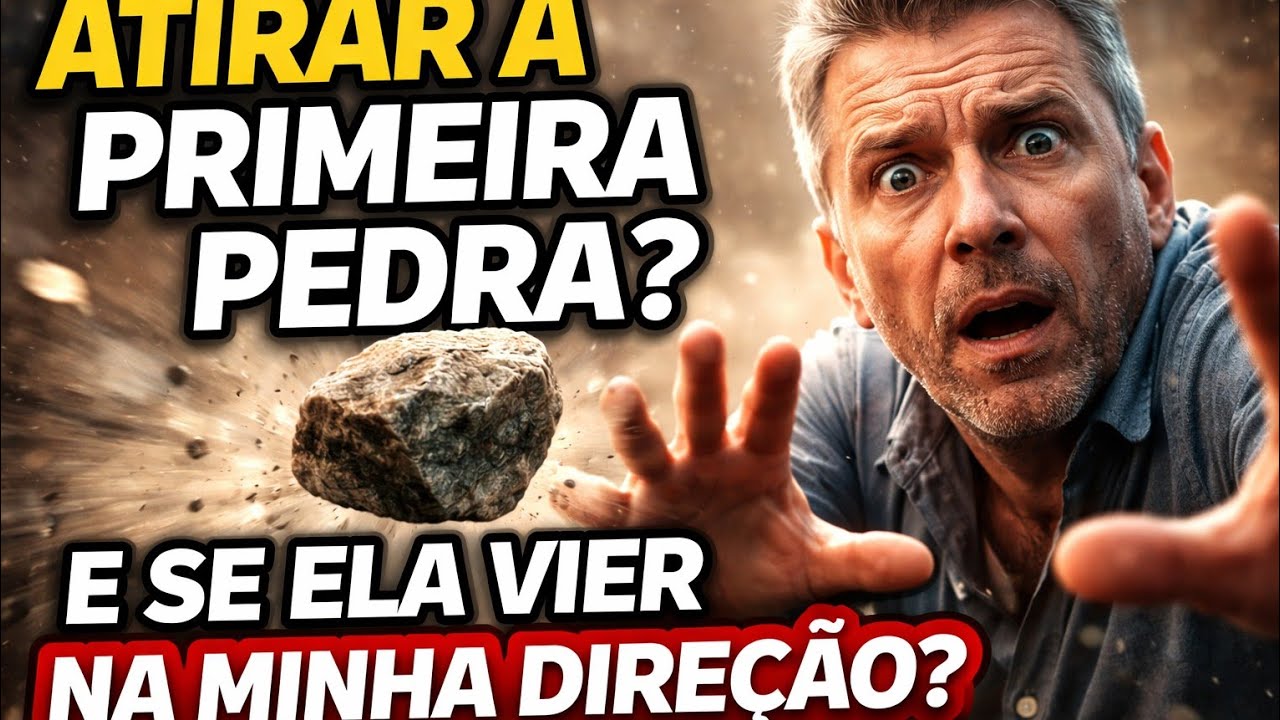 ATIRE A PRIMEIRA PEDRA. E SE ELA VOLTAR PRA VOCÊ?