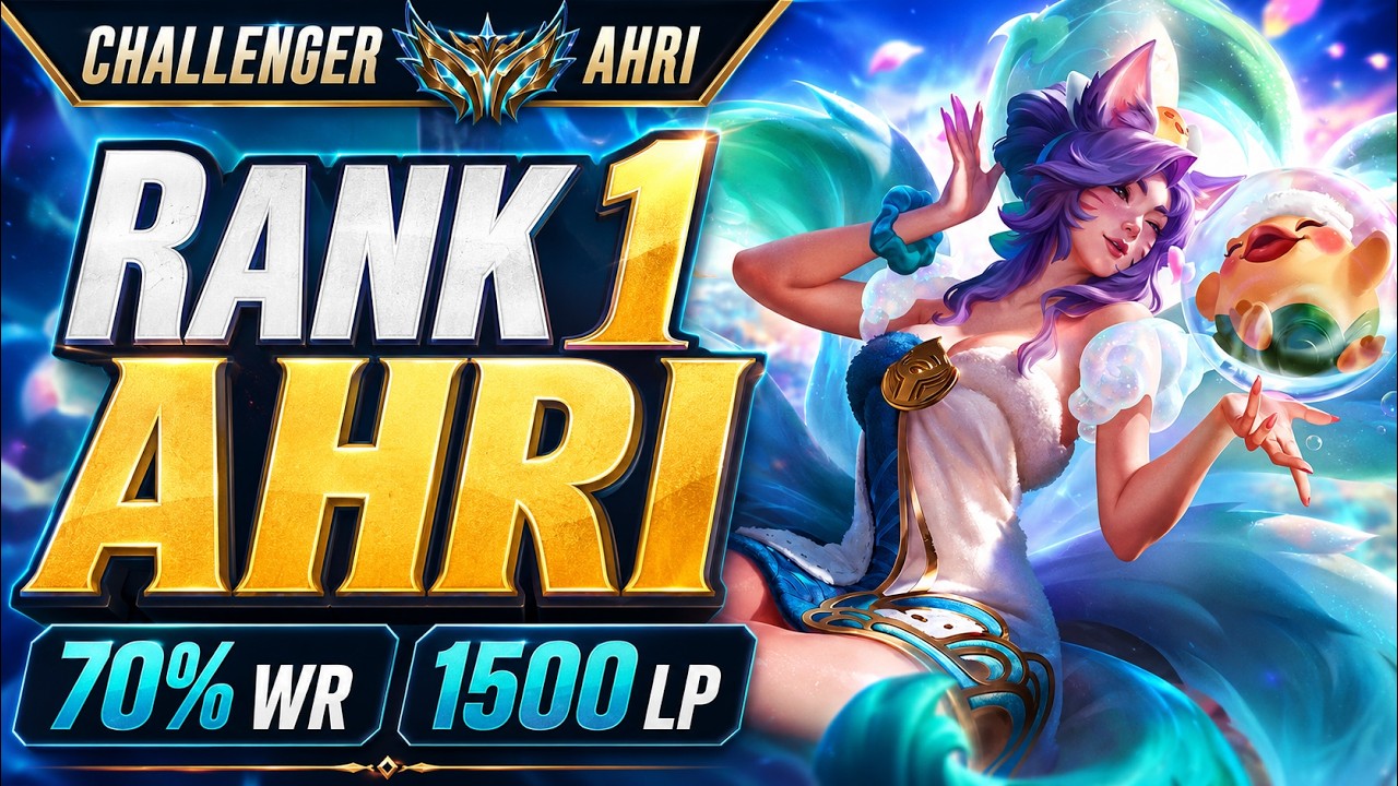 I Hit Rank ONE AHRI..1500 LP With a 70% Win Rate