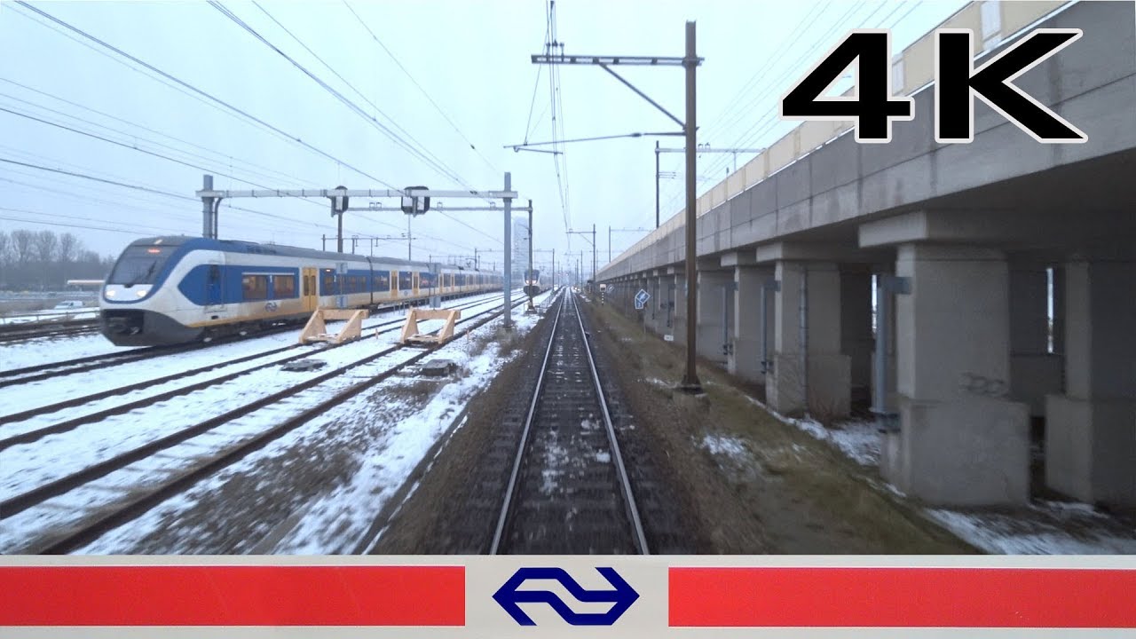 ZO ONTSTAAT VERTRAGING: deur 4K CABVIEW SNOWLAND Hoofddorp Opstel - Amsterdam SLT 24jan 2019
