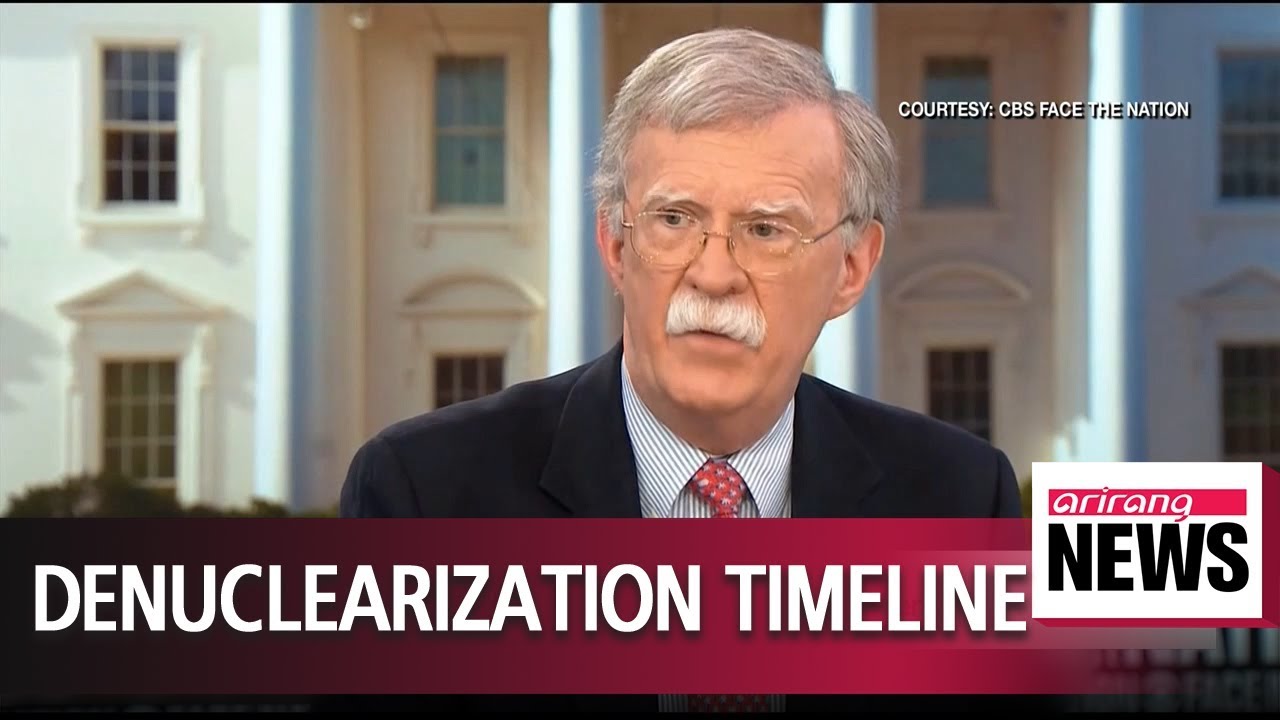 U.S. plans to dismantle N. Korea's nuclear, missile programs within a year: Bolton