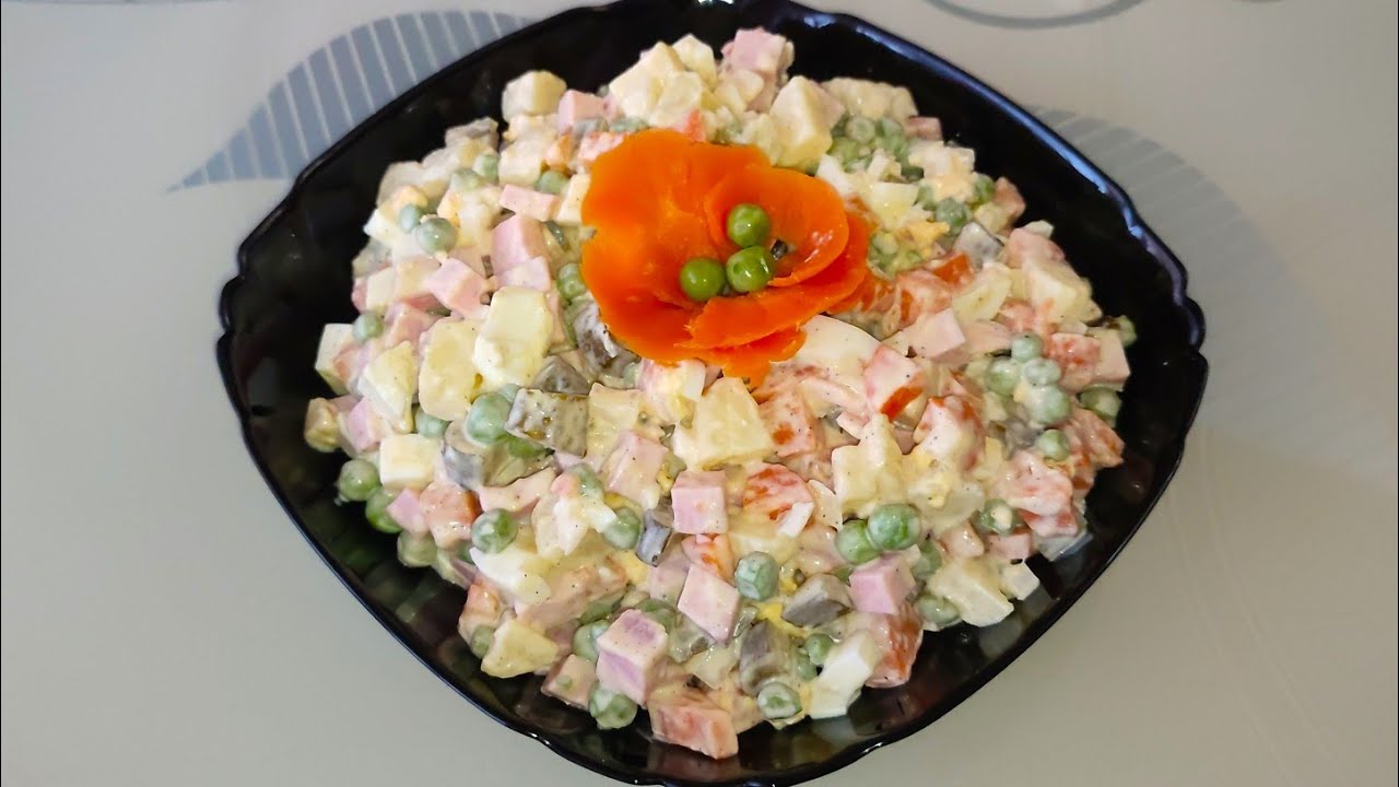 САЛАТ ОЛИВЬЕ КЛАССИЧЕСКИЙ РЕЦЕПТ - OLIVIER SALAD CLASSIC RECIPE