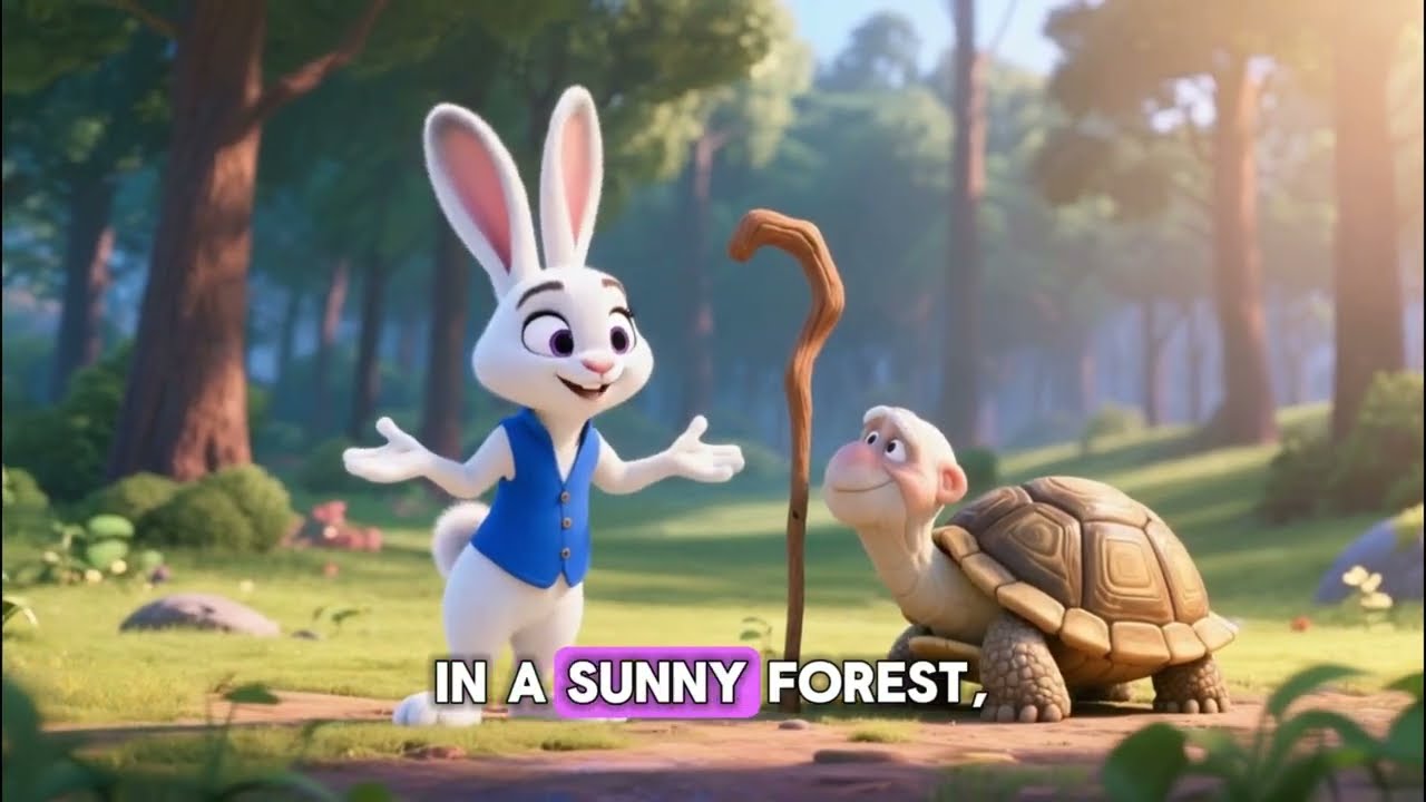 The Tortoise and the Hare  -  Moral Story for Kids