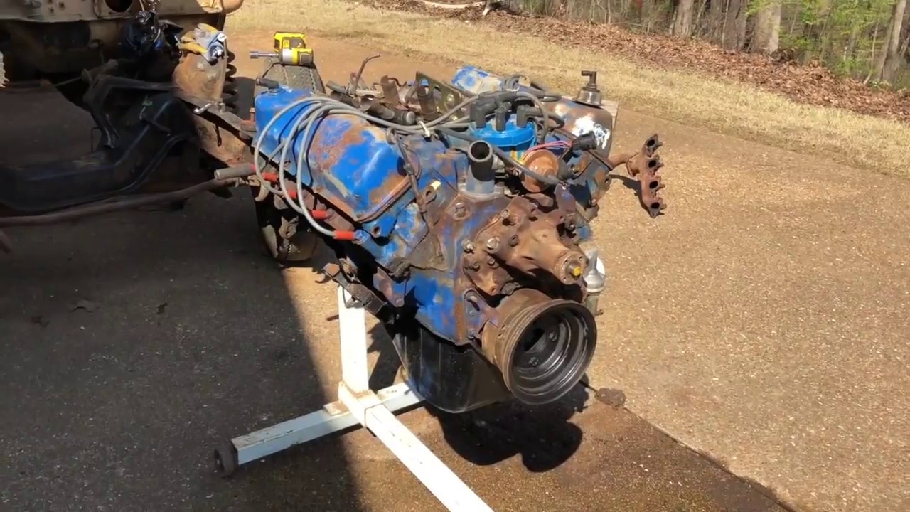 Ford 351m/400 engine removal. Thez Nutz Garage Episode #7