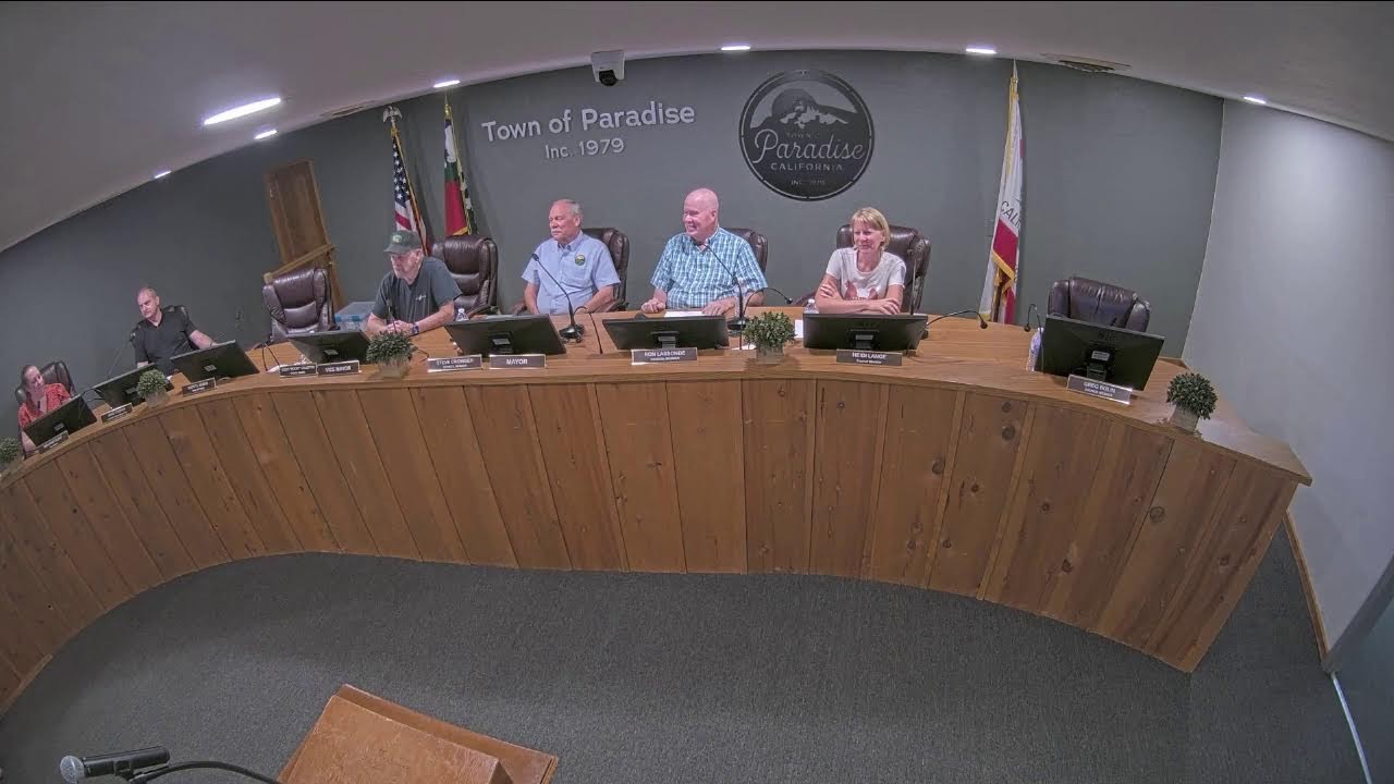 Town of Paradise Town Council Special Meeting 5.14.26