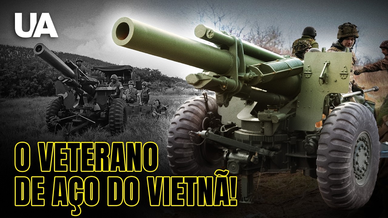 LENDA DO VIETNÃ CONTRA DRONES RUSSOS! Obus M114 DESTRÓI o inimigo NA FRENTE UCRANIANA