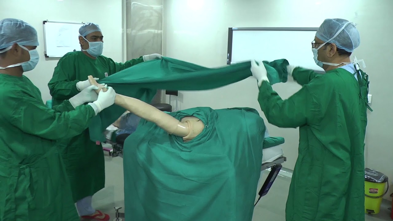 New Book Chapter: 10: UPPER LIMB DRAPING SHOULDER  ELBOW  ARM IN SUPINE POSITION