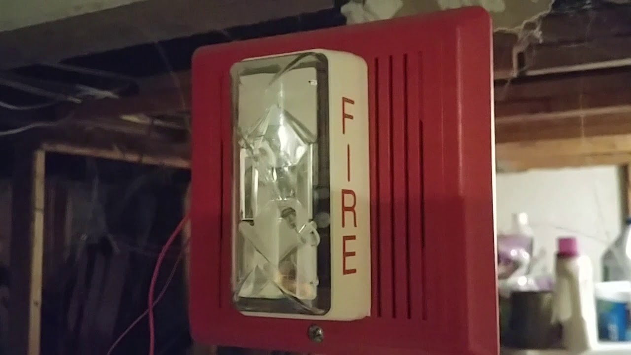 Fire alarm test 7. Wheelock rs and edwards integrity