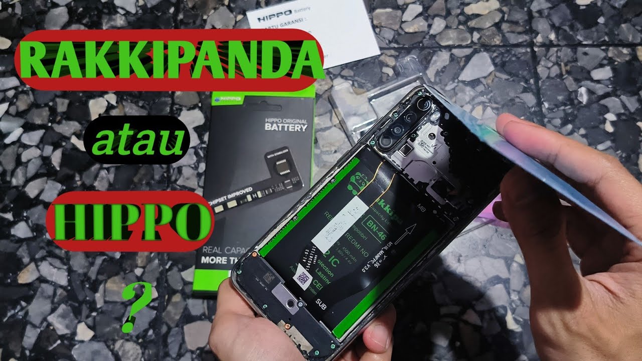 Rakkipanda atau Hippo?? Redmi Note 8 baterai 2024