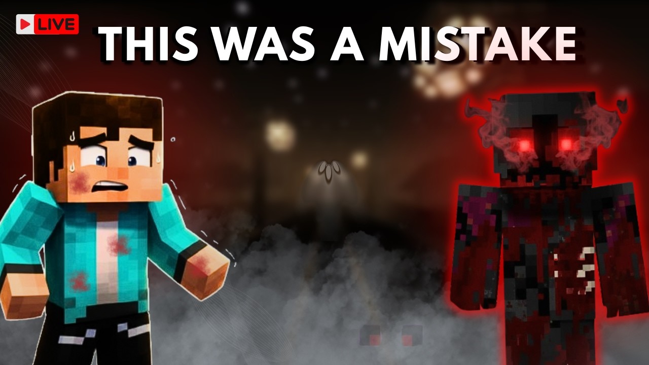 THIS MAP WAS A MISTAKE 😱 | Minecraft Horror Map LIVE