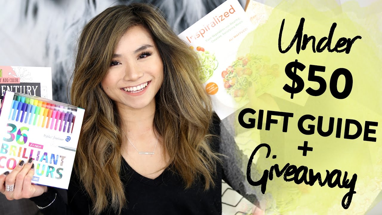 2016 UNDER $50 Holiday Gift Guide + GIVEAWAY | Affordable Christmas Gift Ideas | Miss Louie