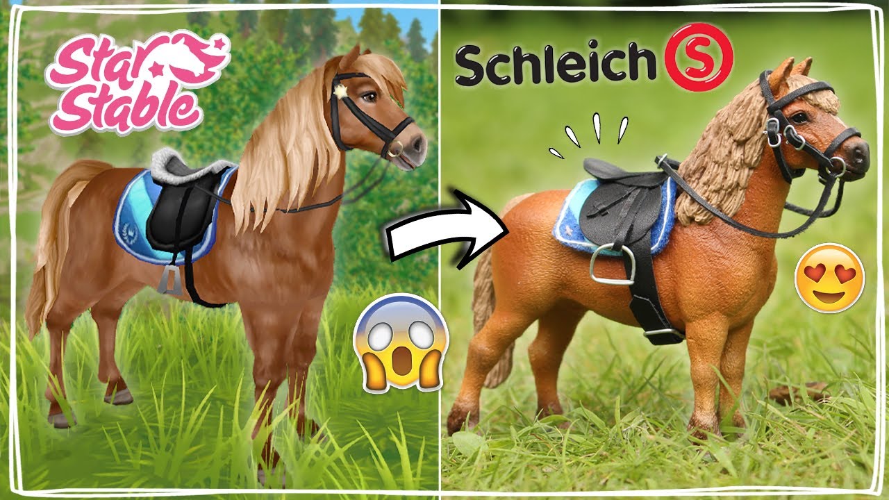 IK VERFDE MIJN STAR STABLE PAARD ALS SCHLEICH PAARD! DIT IS HET RESULTAAT! 😳 | Daphne draaft door