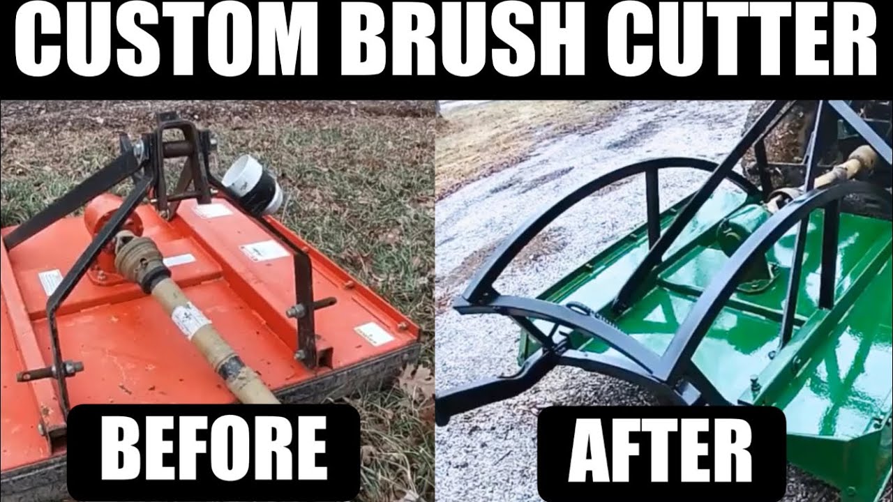Custom brush cutter modification