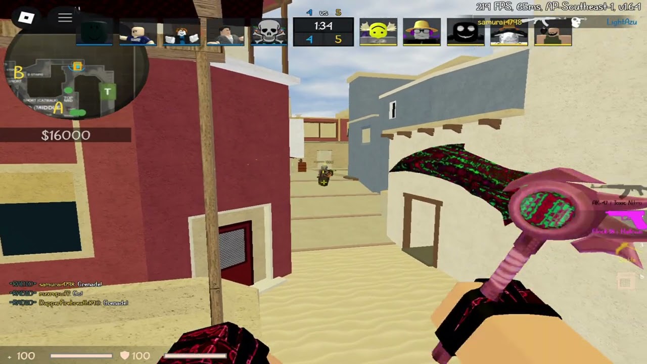 Counter blox is a mental game