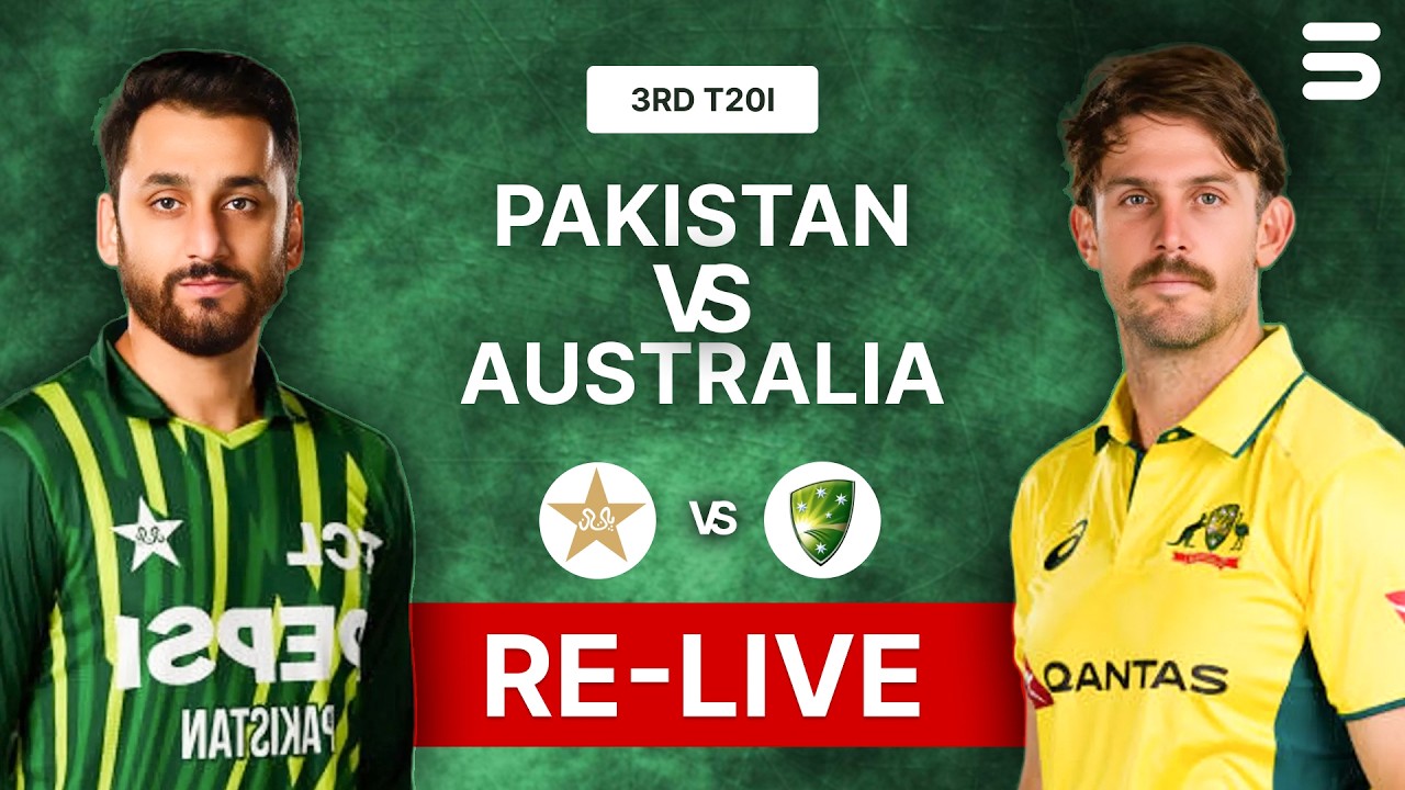 RE- LIVE | Pakistan vs Australia | 3rd T20i | T20I Series 2026 | PCB | M3L1V