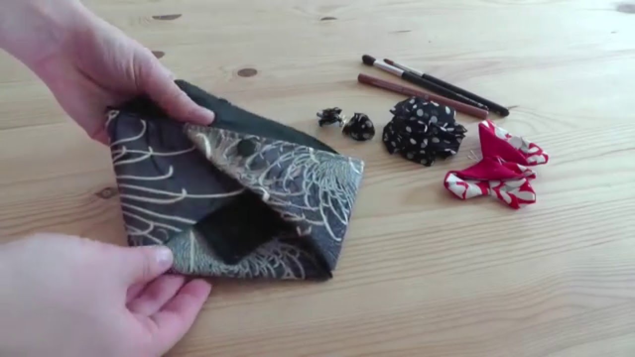 Pochette japonaise façon Furoshiki