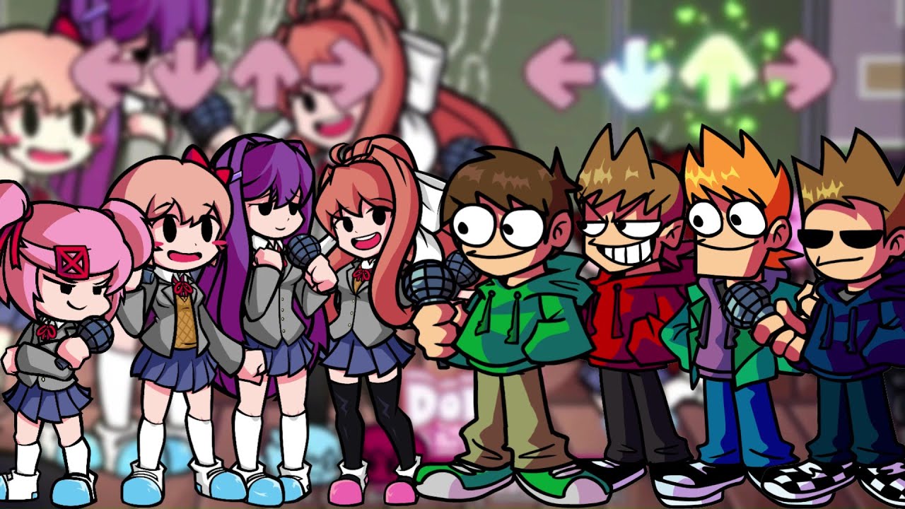 Love N Funkin but DDLC and Eddsworld sings it!