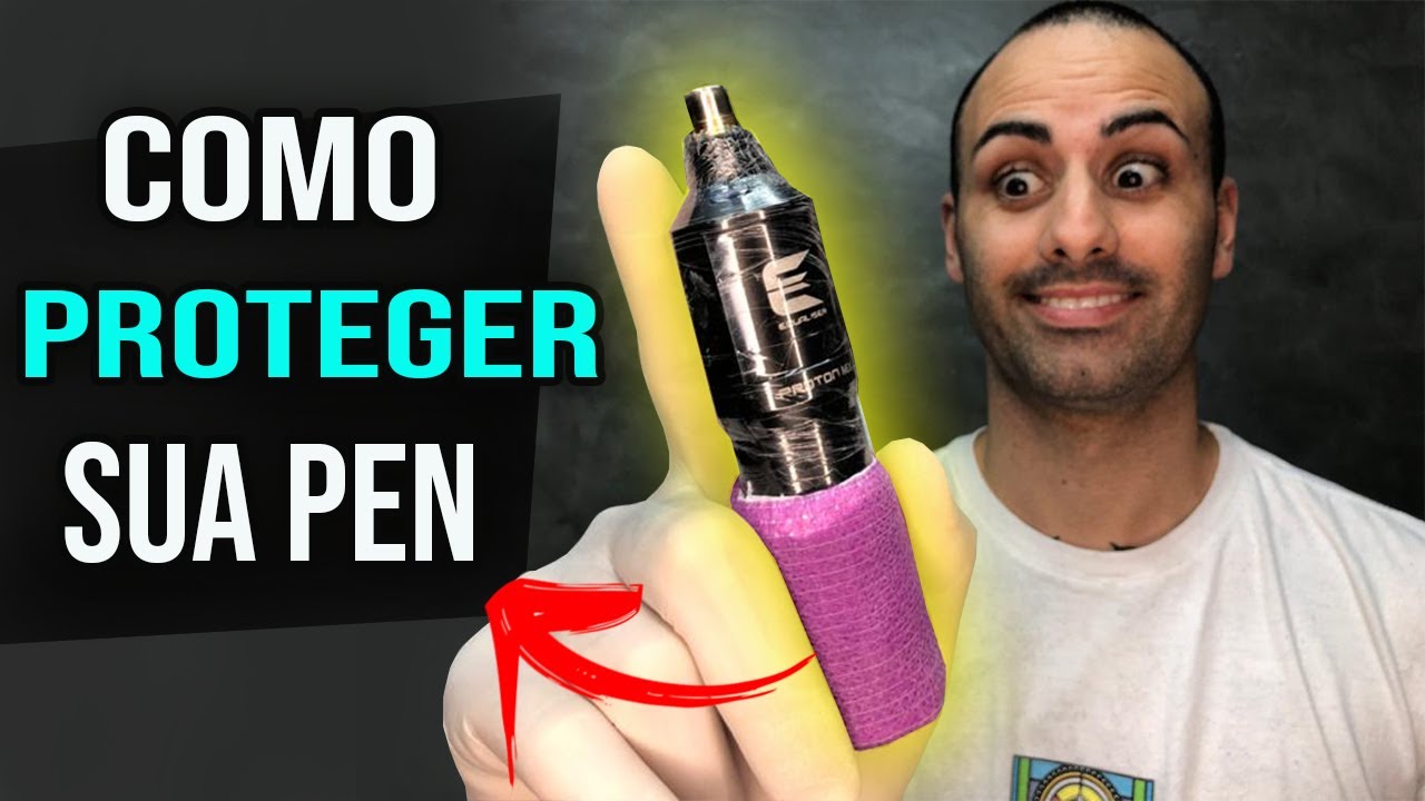 os SEGREDOS para PROTEGER a MÁQUINA de TATUAGEM PEN (do jeito certo)
