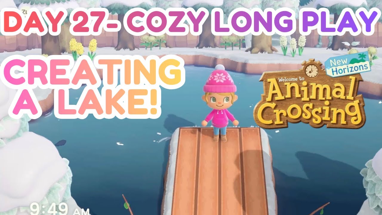 COZY LONG PLAY - I CREATED A LAKE ON MY NEW ISLAND || LET'S PLAY ACNH