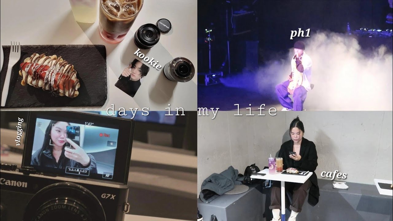 days in my life ☁️ ph1 concert, samsung downton, playground cafe