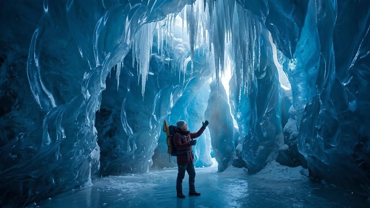 This Man Discovered a Hidden ICE CAVE in the Arctic &ndash; Solo Arctic Exploration (ASMR)