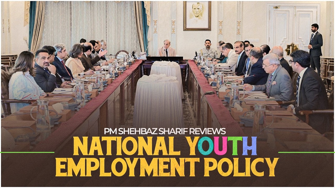 PM Shehbaz Sharif Reviews National Youth Employment Policy