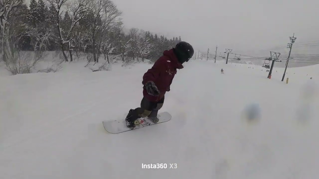 50の手習い、62才うさぎ年スノボ爺、20260201神立5mキッカー