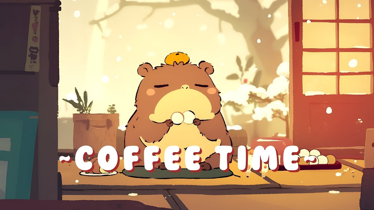Lofi Capybara Radio - Chill Jazz Beats to Relax/Study ~ Cozy Atmosphere ~ 🎵 💫