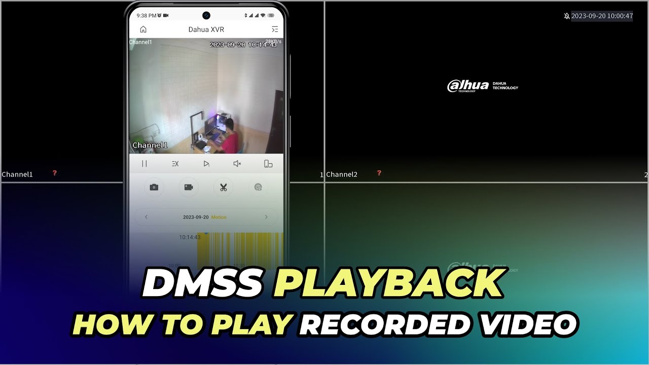 How To Playback Dahua DVR in the DMSS Mobile App