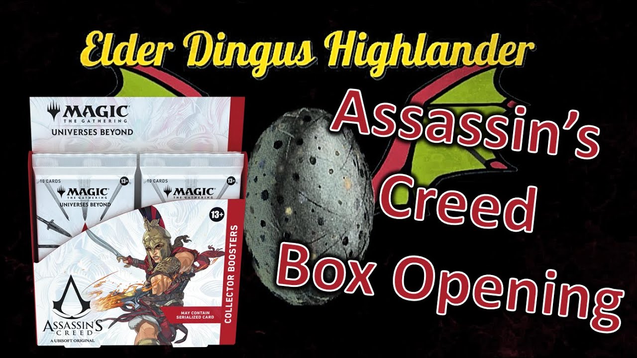 Serialized?! Textured?! Assassin's Creed Collector Booster Box Opening - Unboxing Ezio Pulls Foil