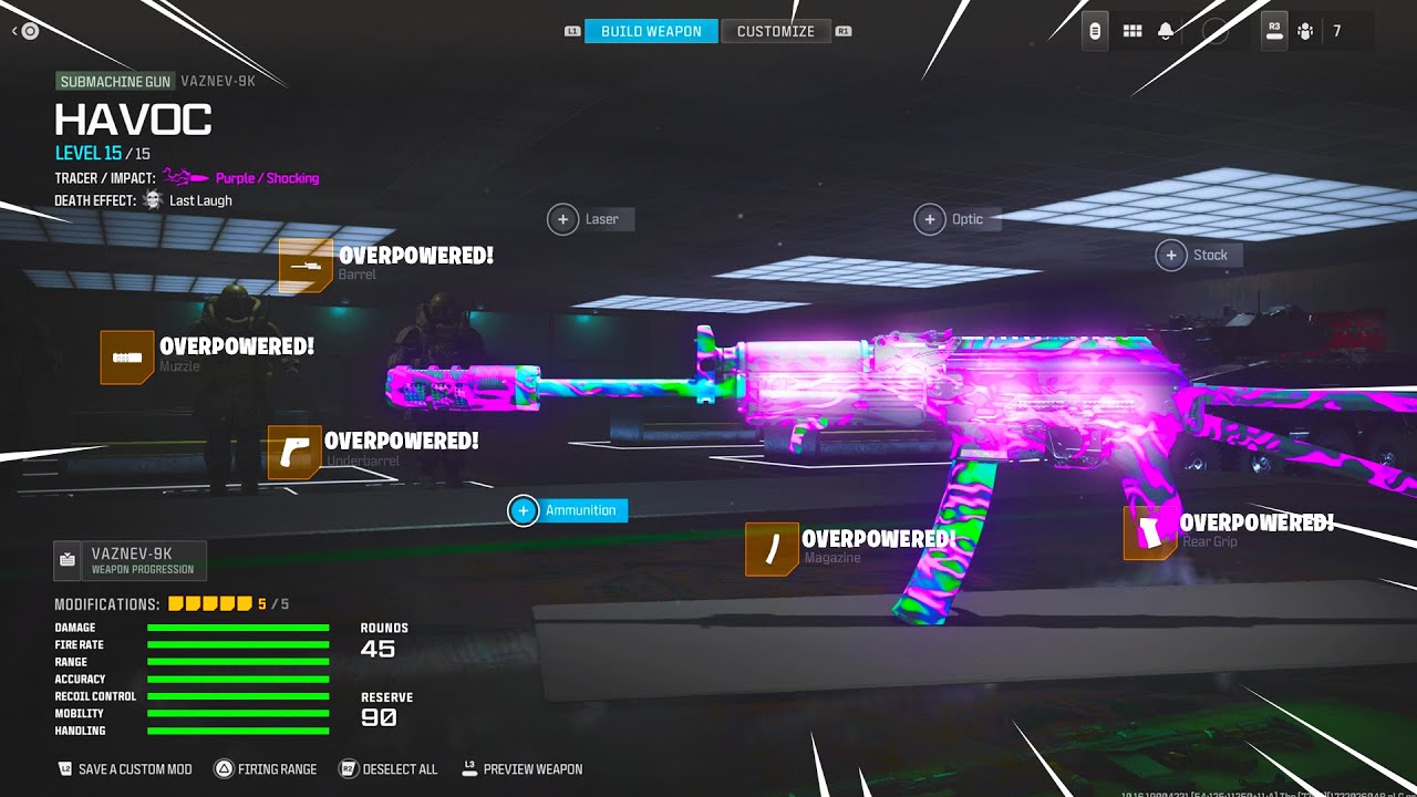 *BUFFED* VAZNEV 9K in MW3! (Best Class Setup)