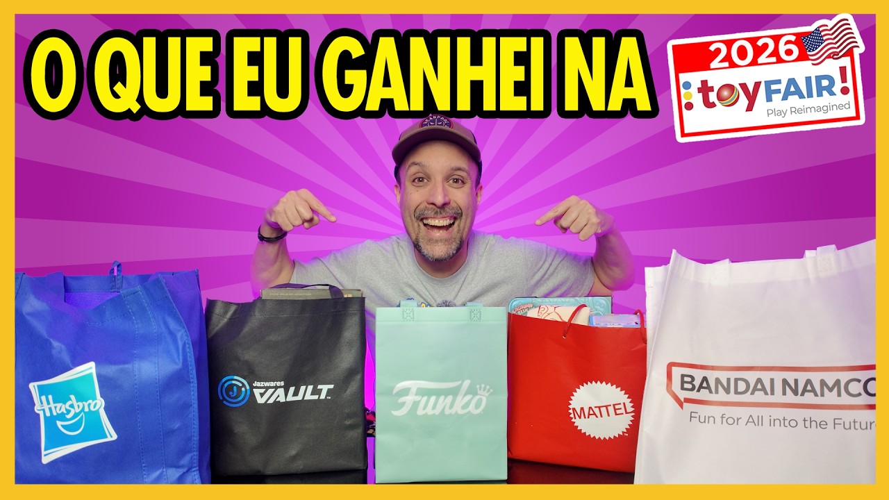 Vocês não vão acreditar em todos os brindes que eu ganhei na NY Toy Fair 2026!!!