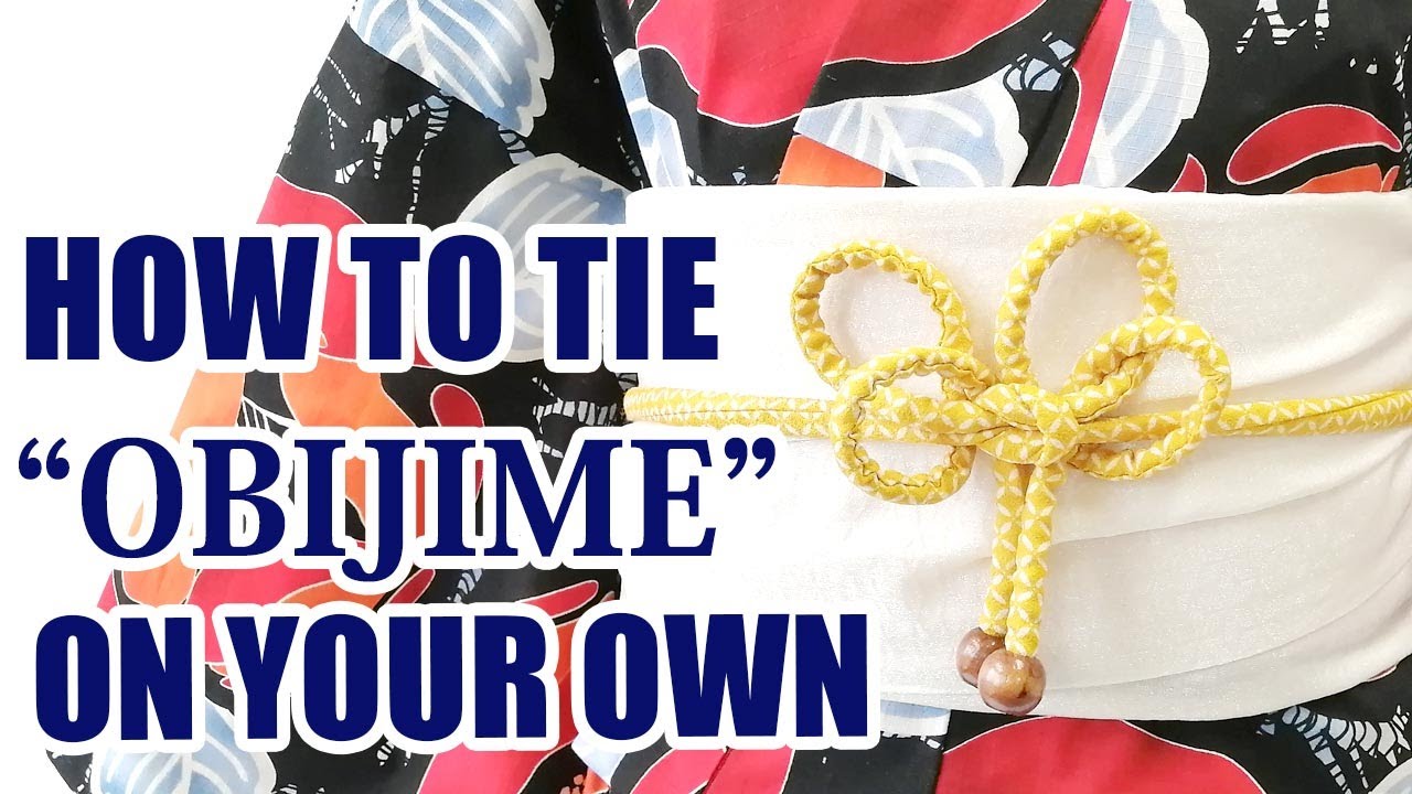 How To Tie an Obijime by Yourself