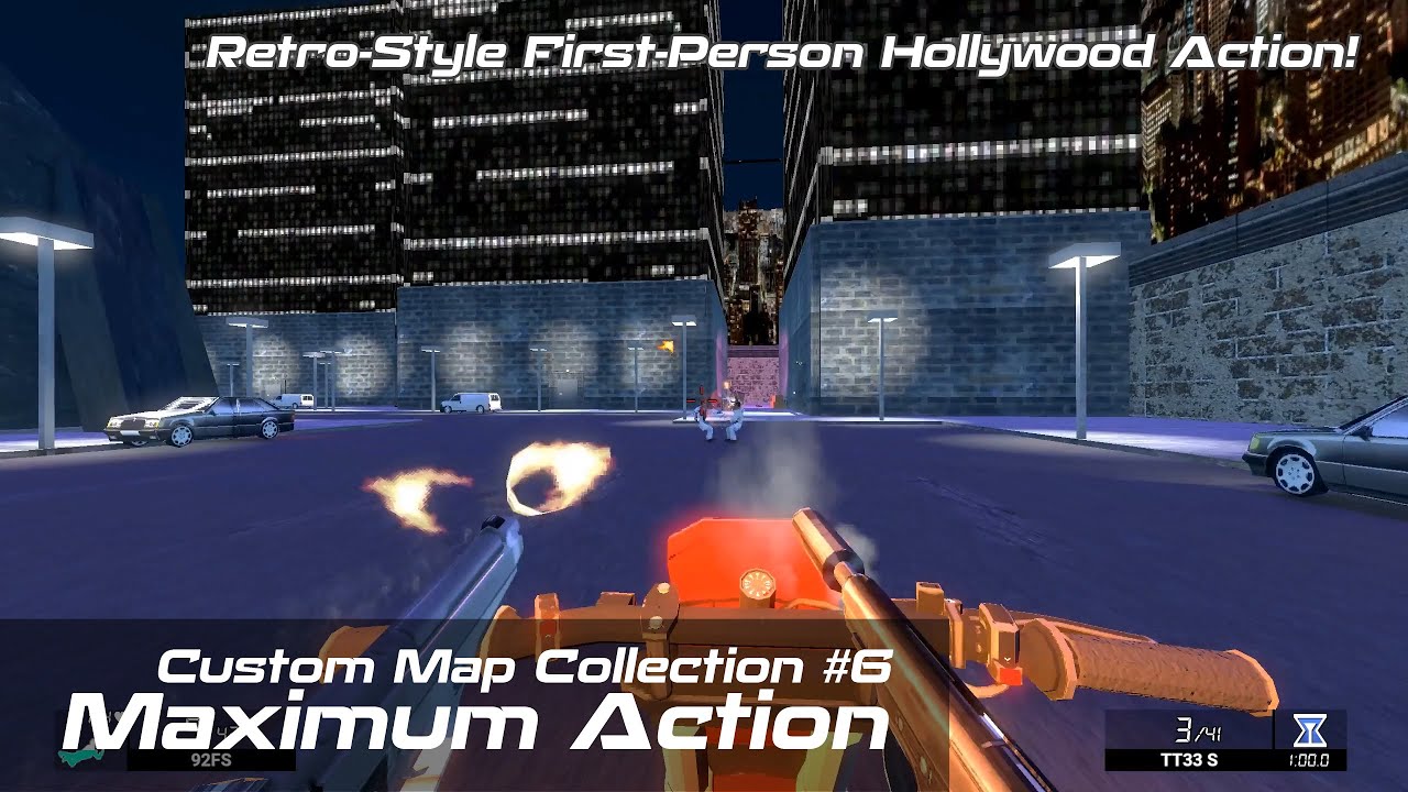 Maximum Action | Custom Map Collection 6 | Retro-Style First-Person Hollywood Action!
