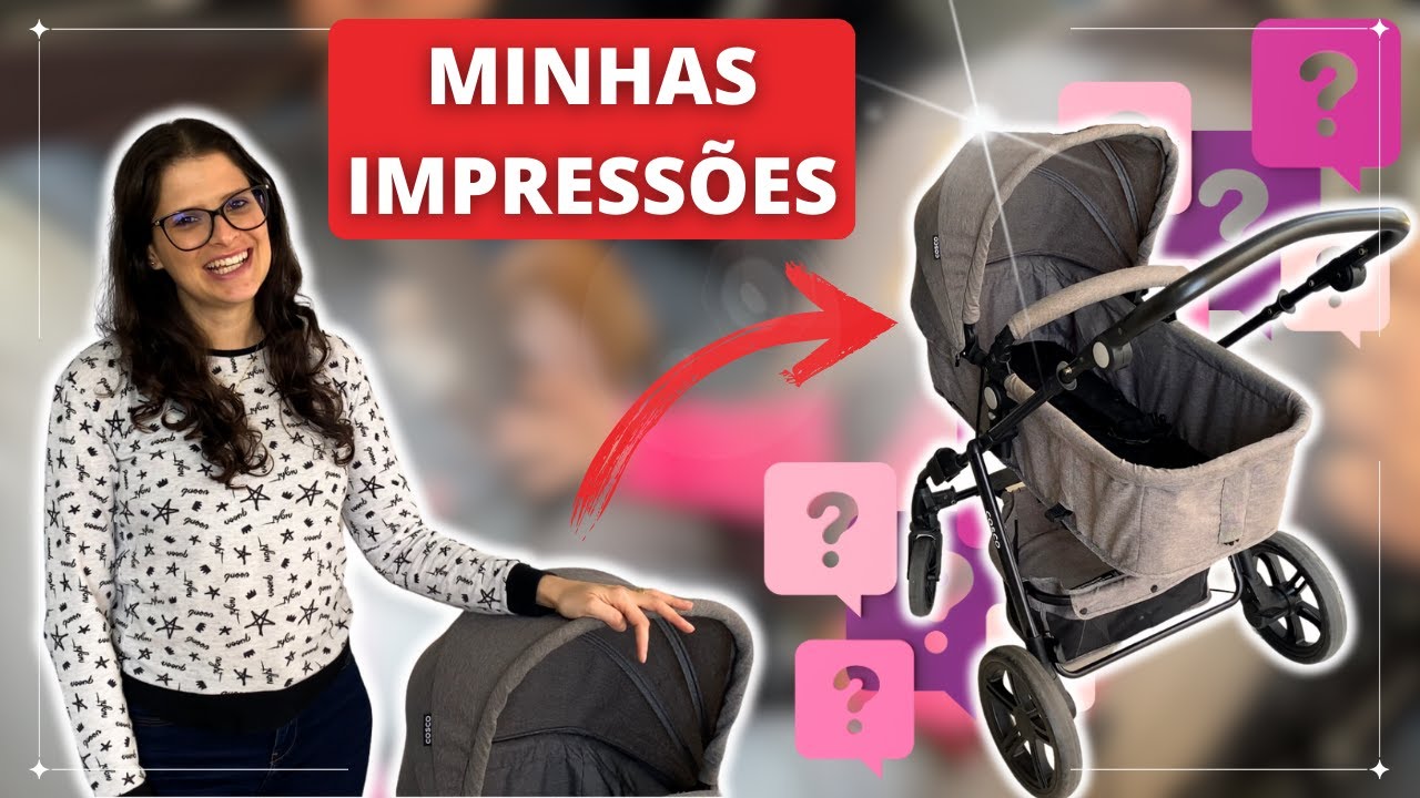 Análise do CARRINHO de bebê Cosco Travel System Poppy Duo 👶😍 | Fernanda Fonseca
