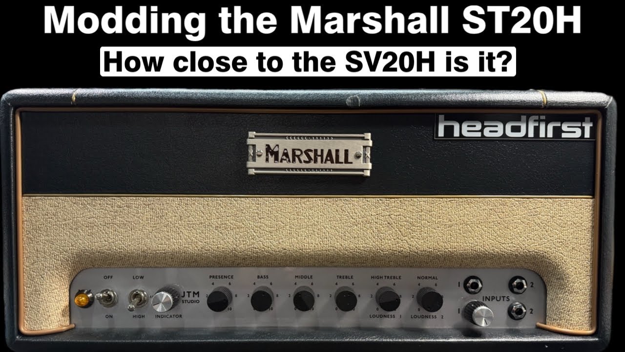 Модернизация Marshall ST20H...насколько она близка к SV20H?