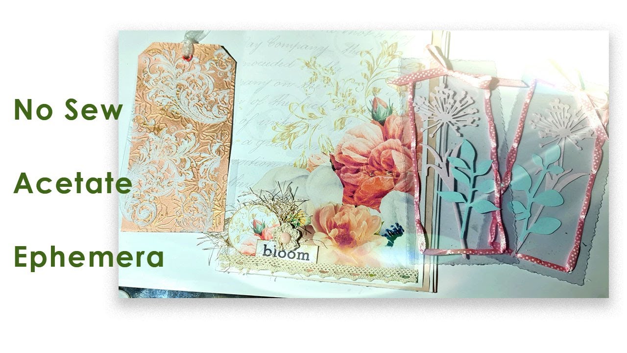 Acetate Ephemera (No Sew) A to Z x2 Series