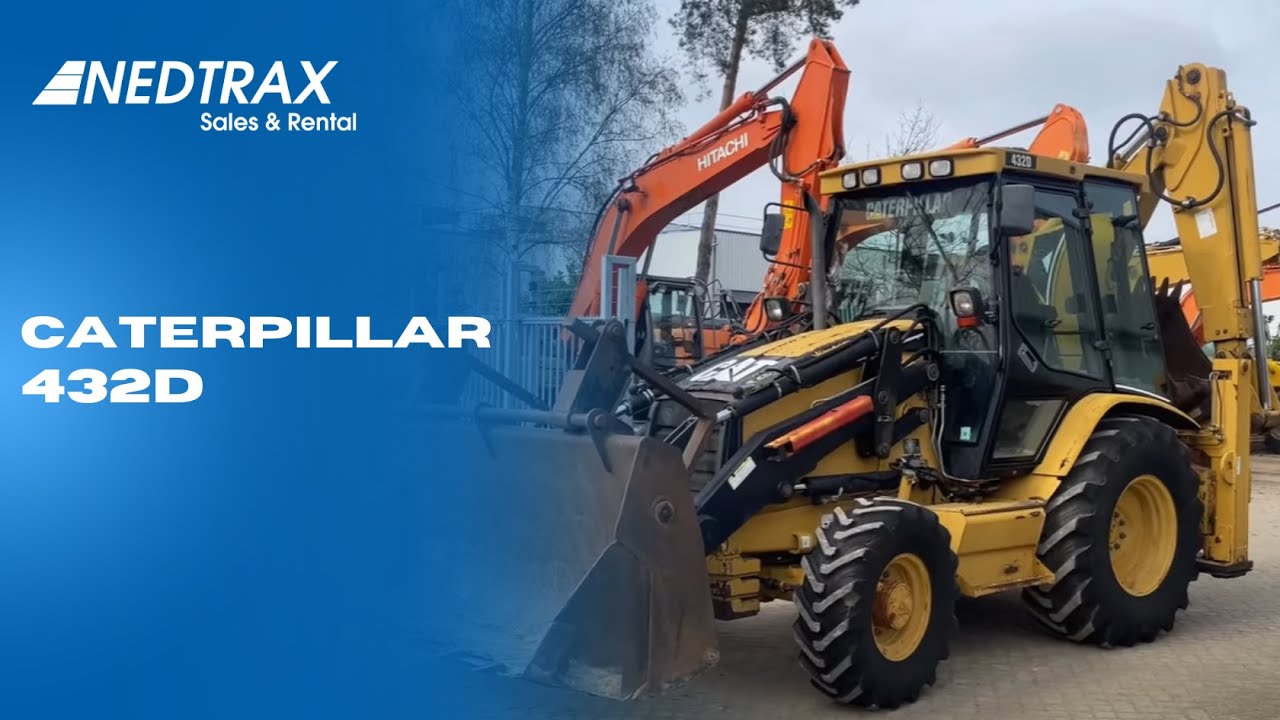 Efficiency Redefined: 2001 Caterpillar 432D CE Backhoe Loader in Action!