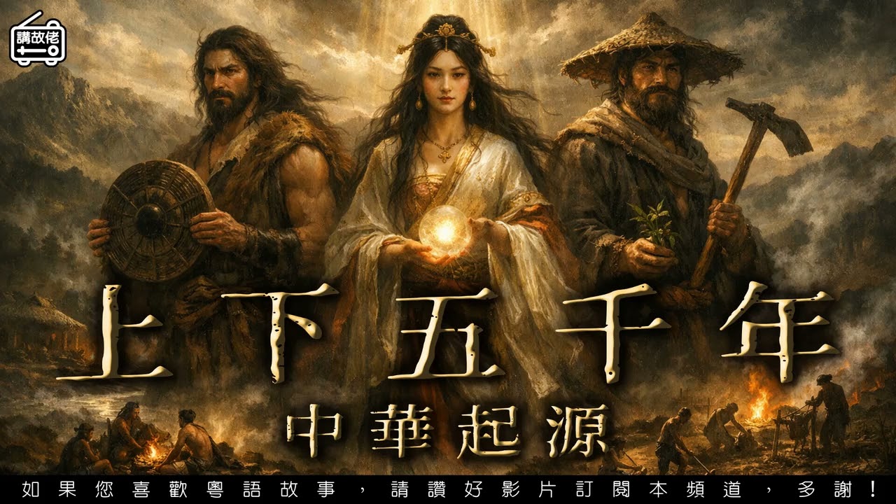 上下五千年 第一部 中華起源 第1回 人文始祖｜文明從何而來？中華五千年的第一道火種｜廣東話粵語