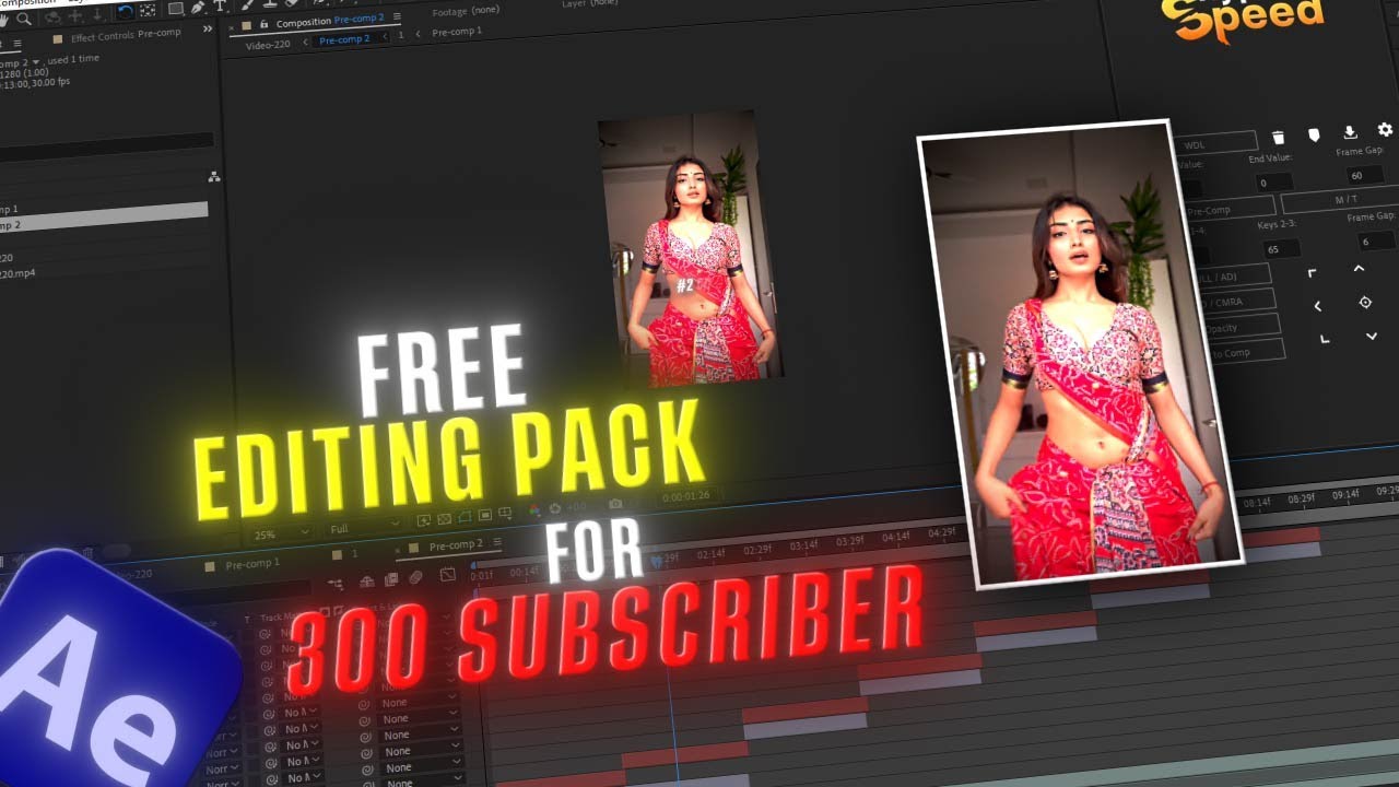 Free Editing Pack for After effect | After Effect