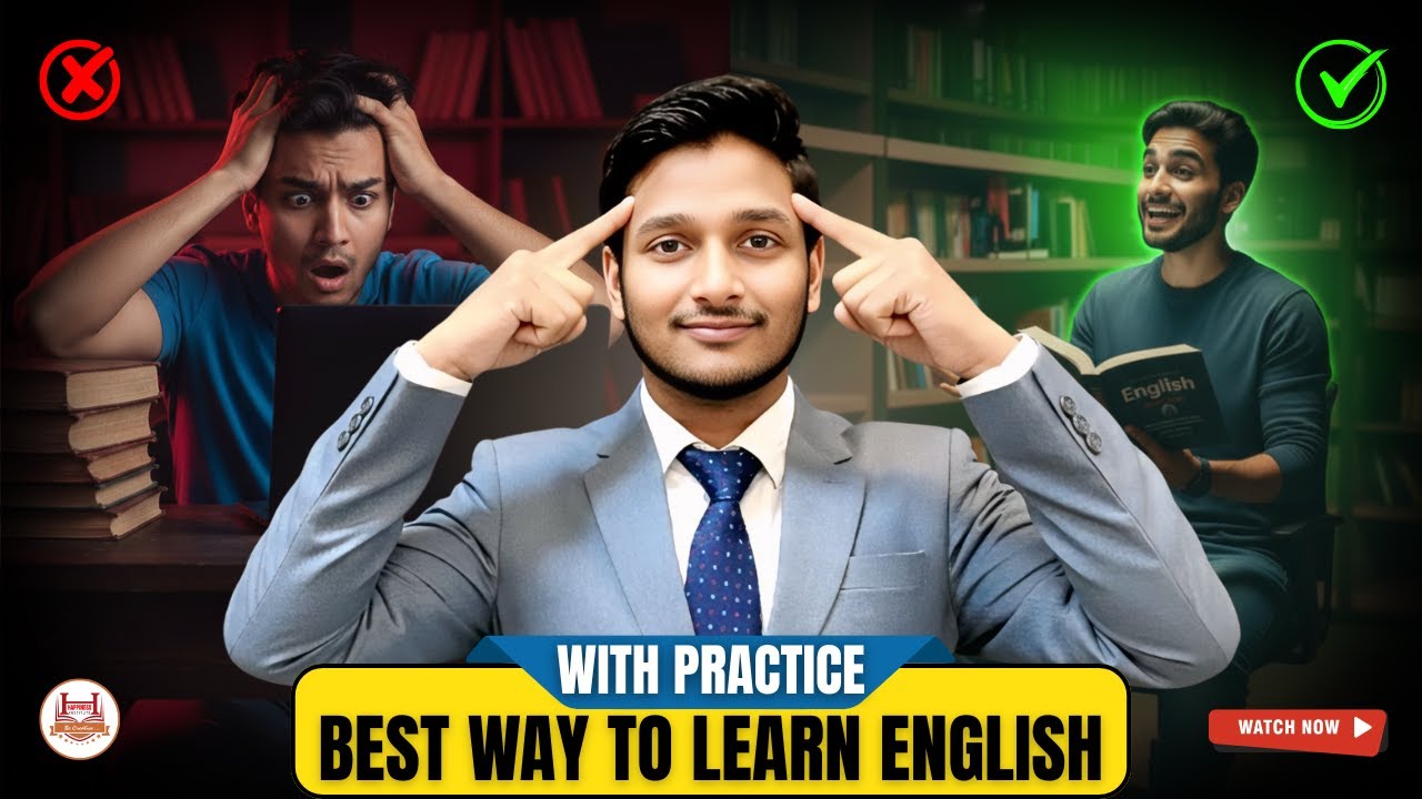 Best way to learn English | Learn English from basic | Happiness Institute | English Speaking 
